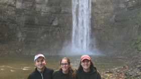 Jonathan Davydov (l), Brianna Johnson (c), Matthew Becue (r) are Cornell juniors and roommates. (Photo provided)