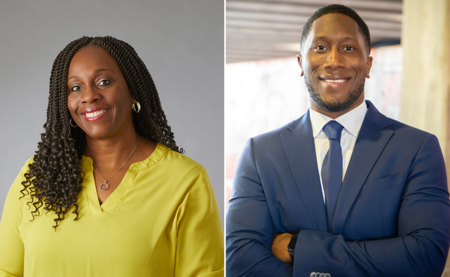 Vanessa Enoch and Madaris Grant.