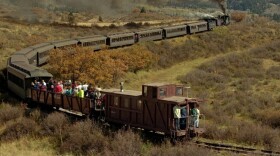 The Cumbres & Toltec Scenic Railroad carries passengers from Chama to Antonito, Colorado, through the Cumbres Pass in this undated photo.