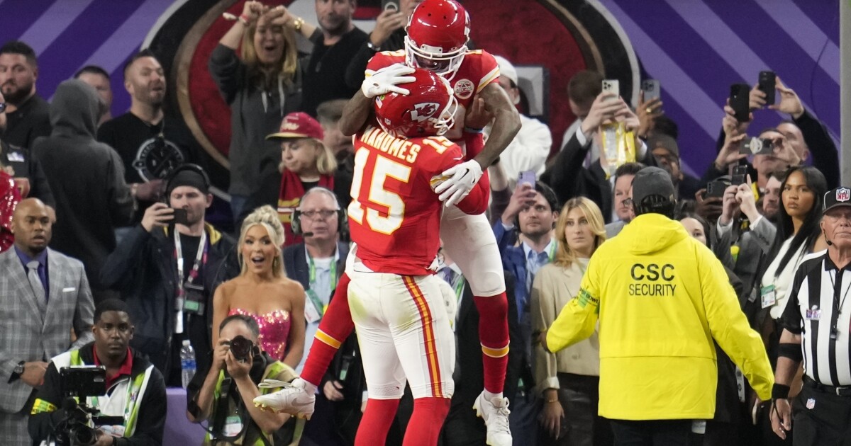The Kansas City Chiefs win backtoback Super Bowls