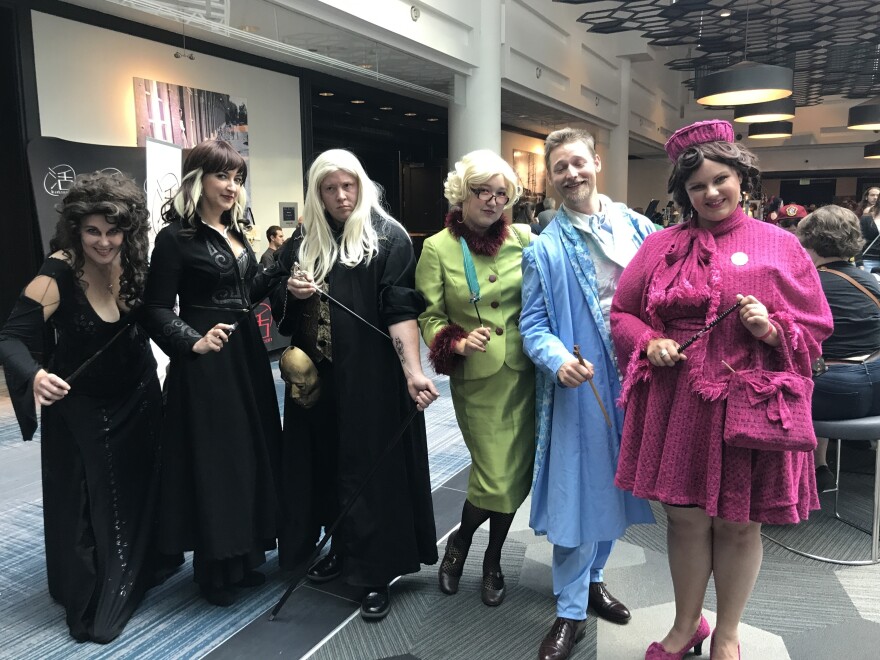 At the Potterverse convention in Baltimore, adults and children alike enjoy talking about their Harry Potter Hogwarts "houses" — and the houses they think their friends should be in.