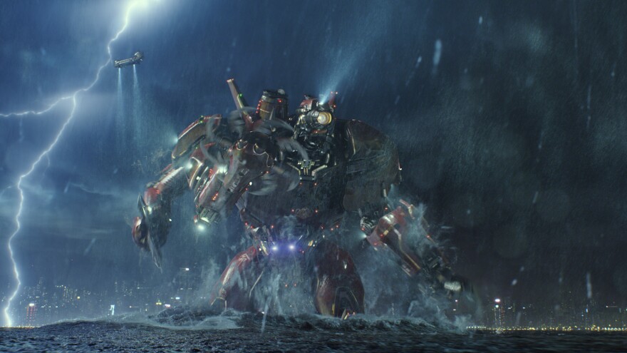 The Jaegers of del Toro's <em>Pacific Rim</em> are inspired by the <em>mecha</em> tradition in Japanese cinema.