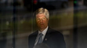 U.S. Rep. Jeff Fortenberry, R-Neb., arrives at the federal courthouse for his trial in Los Angeles, earlier this month. Fortenberry was convicted Thursday on charges that he lied to federal authorities about an illegal $30,000 contribution to his campaign from a foreign billionaire at a 2016 Los Angeles fundraiser.