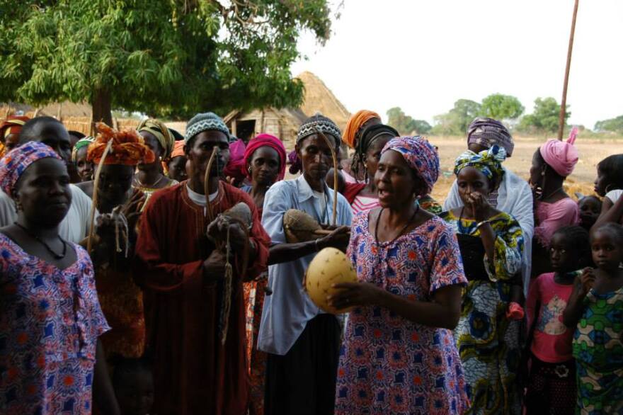 Griots and musicians from six villages came to record with Community Voice International in Sare Bidji, Senegal.