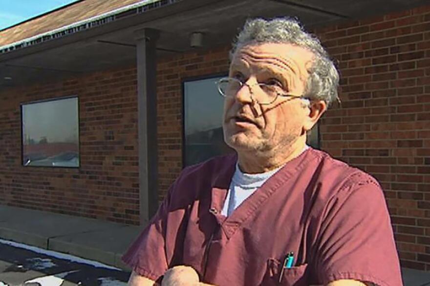 Ulrich Klopfer during a Dec. 1, 2015 interview with WNDU-TV in South Bend. After his death on Sept. 3, his family discovered thousands of fetal remains on his property.