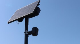 A license plate reader in Little Rock is shown in this photo.