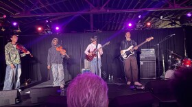 Mei Semones and her band performing live on stage