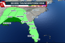 Monday severe weather risk