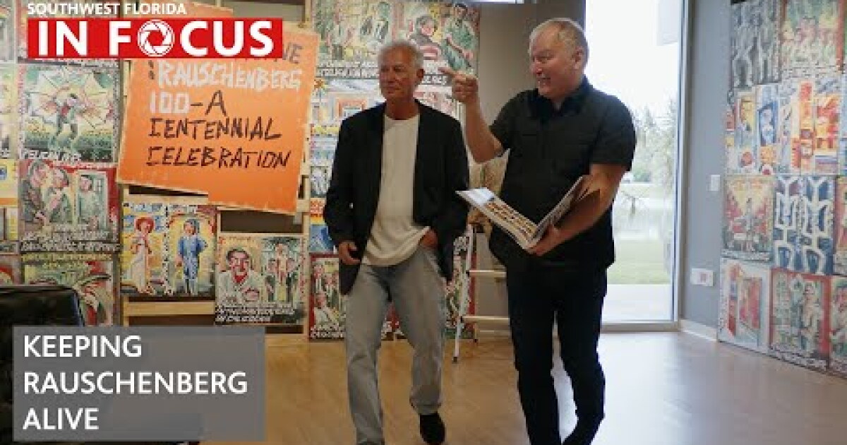 Keeping the art of Bob Rauschenberg alive | WGCU News | PBS & NPR for ...