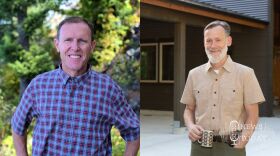 Incumbent Jim Woodward, left, and challenger and previous state Senator Scott Herndon.