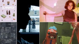A recent semester of the Take 1 Teen Filmmaking Lab included selections from (clockwise from top left) Dara Carneol, Costello Mylott, Sophie Hatton, Trygg Johnson and Quinn Jennings.