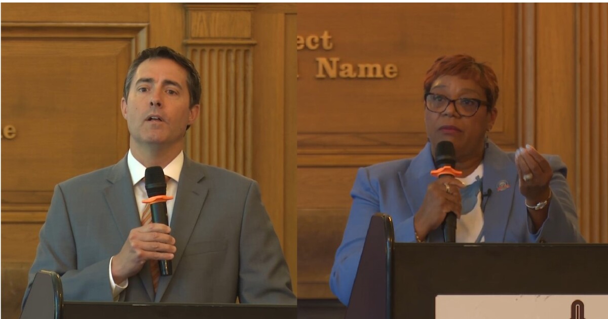 State auditor candidates LaRose and Blackwell speak at Akron Press Club