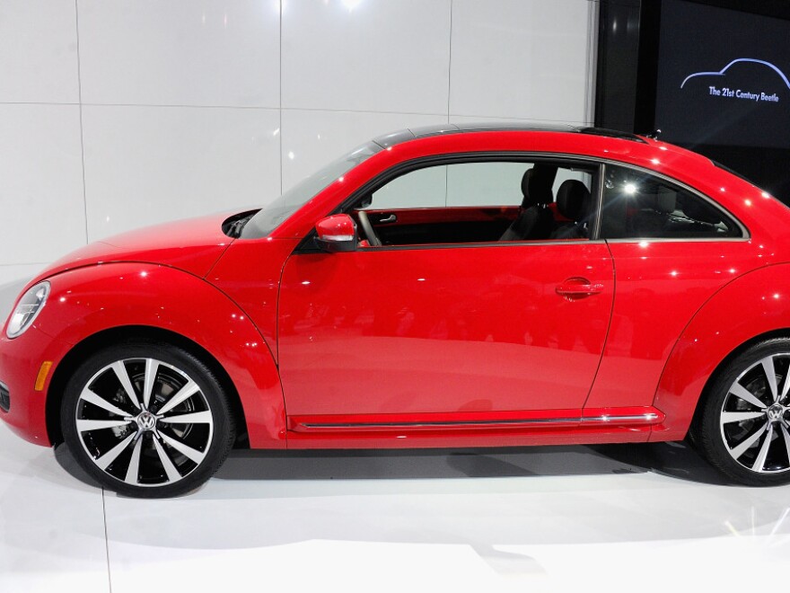 The 2012 Volkswagen Beetle.