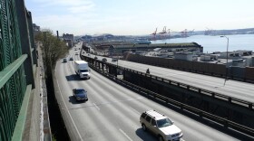 The Alaskan Way Viaduct sank 1.25 inches in November, prompting state officials to consider stopping a water pumping project nearby. 