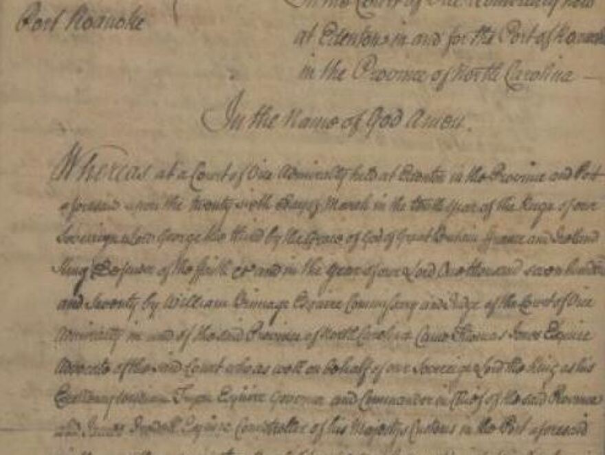 Can you read this? If so, the State Archives of North Carolina could use your expert eyes.