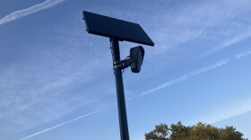 A license plate reader camera.