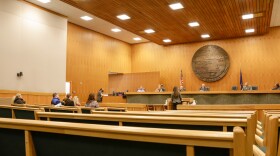 A sparsely attended public hearing on applicants for two judge positions