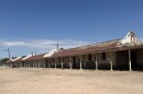 Old buildings surrounding a courtyard were designated a National Historic Landmark recognizing the site that served as a reception center for bracero workers from Mexico.