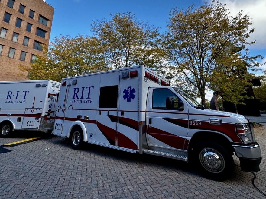 The Rochester Institute of Technology has a new ambulance, paid for using a six-figure state grant.