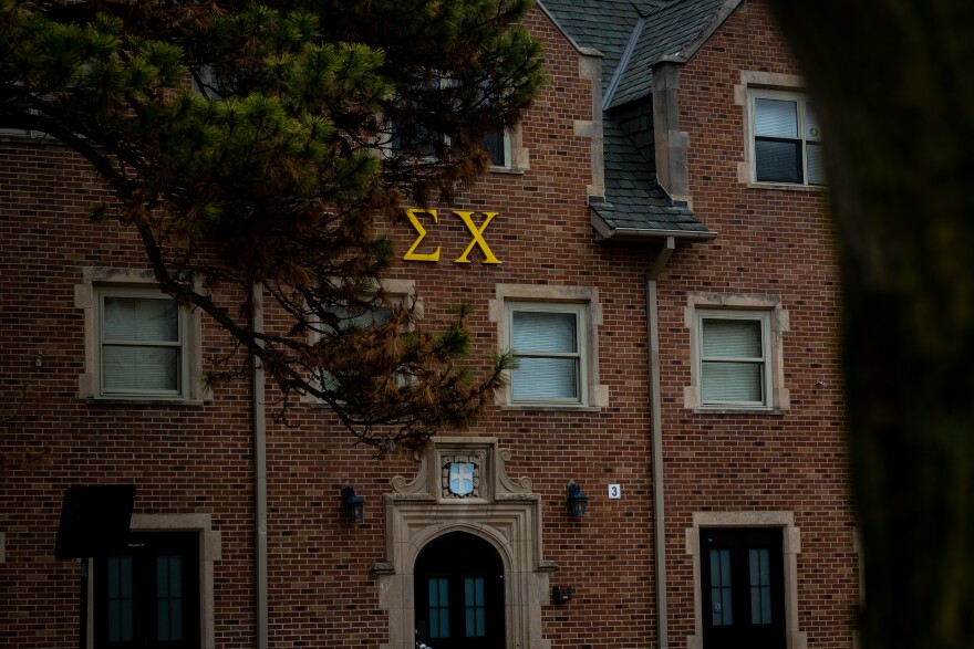  A fraternity house on Washington University's campus. Some former fraternity and sorority members are pushing the university to abolish Greek Life from campus. Administrators say they're willing to reconsider the use of the 10 university-owned houses over time. Currently, one has been repurposed for a Black student group after the frat leasing it was expelled for a rule violation.  