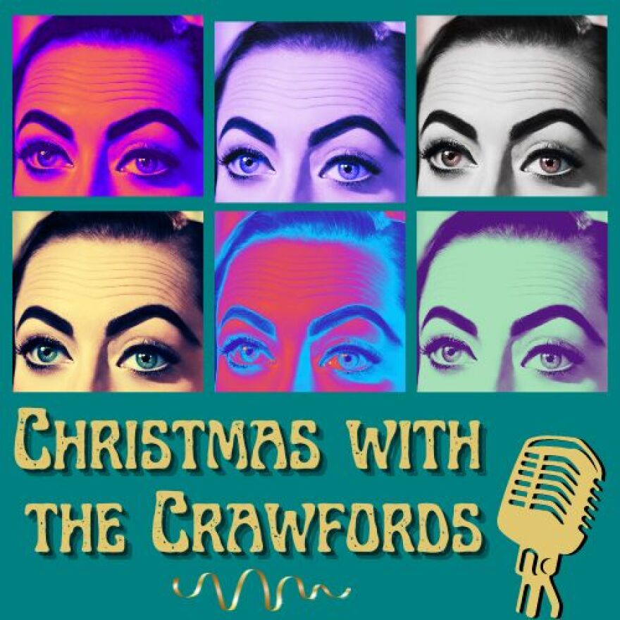 Lab Theater's Poster for "Christmas with the Crawfords"