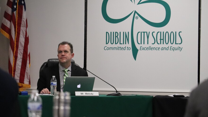 Dublin City Schools Board President Scott Melody