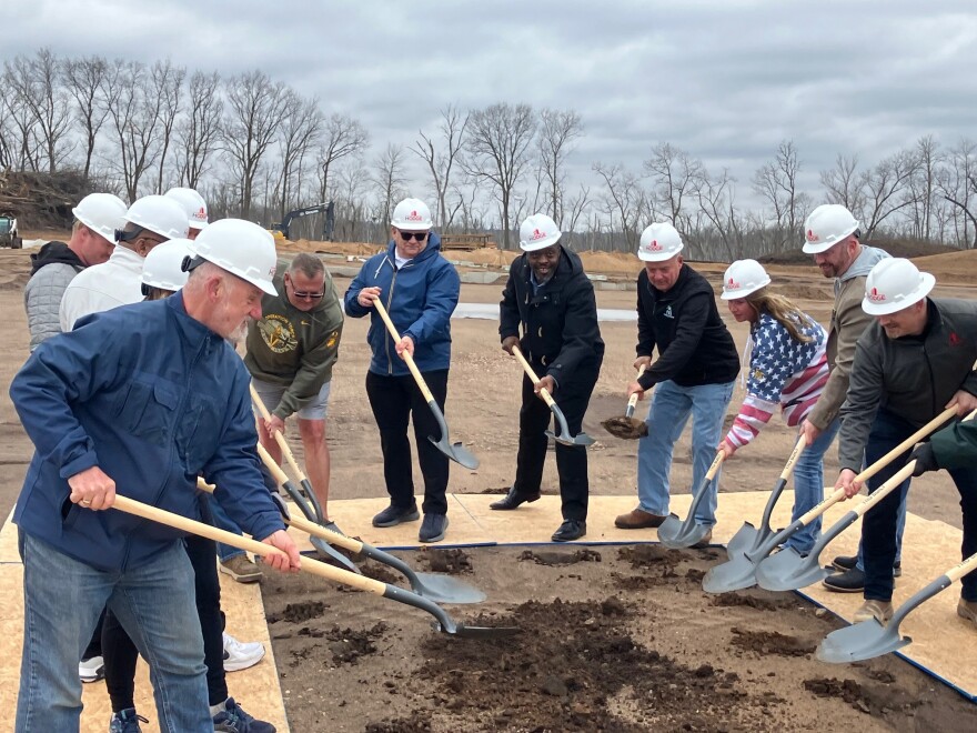 A groundbreaking was held for the $12-million-plus project Wednesday, to build a new cannabis dispensary, gas station, convenience store, and park area across from Bally's Casino in Rock Island.