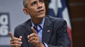 President Obama speaks during the South by Southwest Interactive conference in Austin, Texas, in March.