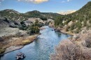 The Colorado River flows through Grand County, Colo. on Oct. 23, 2023. A new draft plan for river management shows that a wet winter and a conservation deal from California, Arizona and Nevada has eased pressure on the region's water policymakers until 2026.