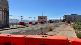 Lahaina's Front Street remains closed, pictured here on Aug. 1, 2025, with a slew of challenges facing commercial building owners wanting to rebuild.