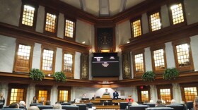 The Indiana Senate Chamber during session on Monday, Feb. 5, 2024.