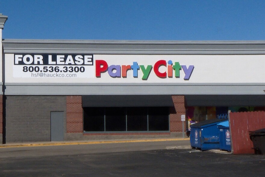 The Party City on East Third Street, next to Staples and Aldi.