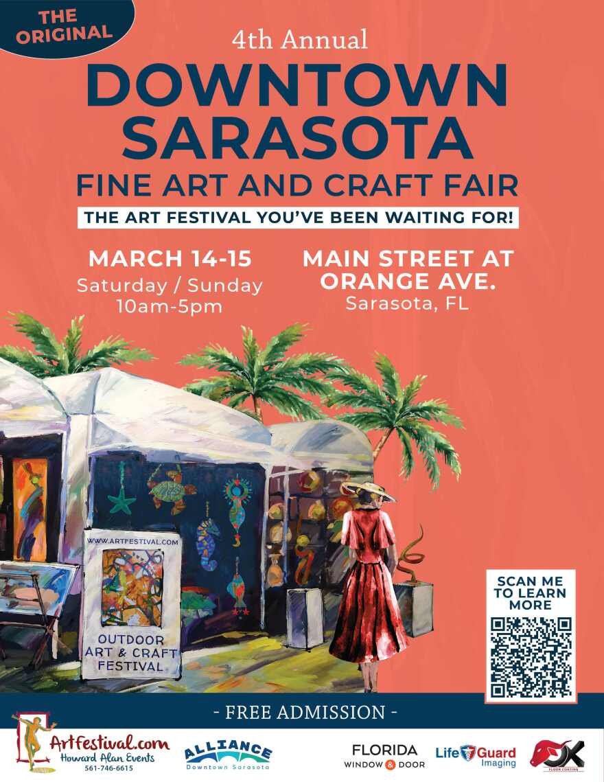 Howard Alan Events Poster for 4th Annual Downtown Fine Art and Craft Fair