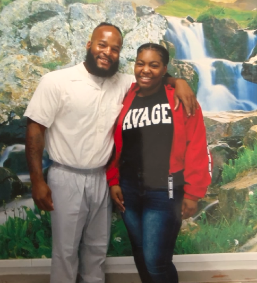 Kevin Johnson, left, with his daughter Khorry Ramey.