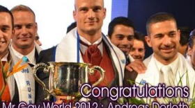 Andreas Derleth of New Zealand was named Mr. Gay World 2012.