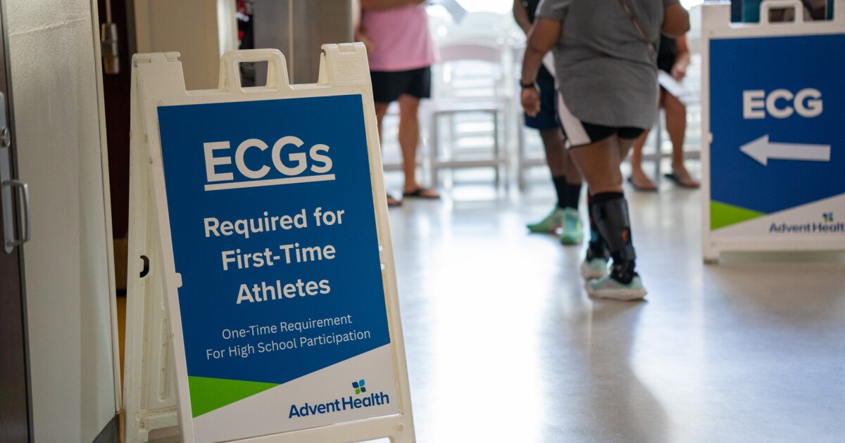 Student athletes now need a heart screening to compete. Here's how to get a free one