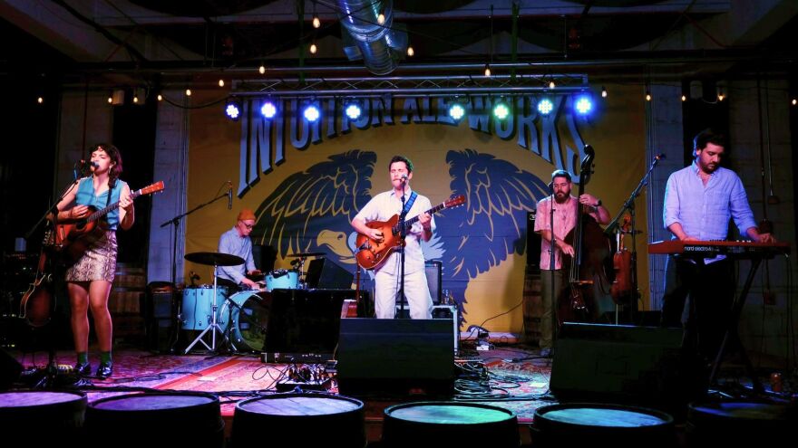 North Carolina folk band Mipso performing at Intuition Ale Works on April 19, 2023.