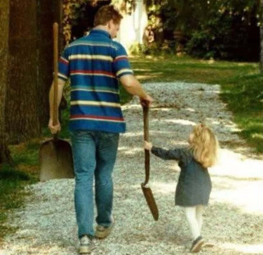 Duncan Moon and daughter