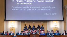 Members of the House Select Committee to Investigate the January 6 Attack on the U.S. Capitol hold its last public meeting in the Canon House Office Building on Capitol Hill in Washington, DC. 