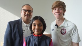 (L-R) Ajay Jhamb, Pooja Ganesh and Taine Dry joined Friday's "St. Louis on the Air" to talk about their passion for the cricket sport.