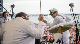 Deer Tick performs at the 2014 Newport Folk Festival.