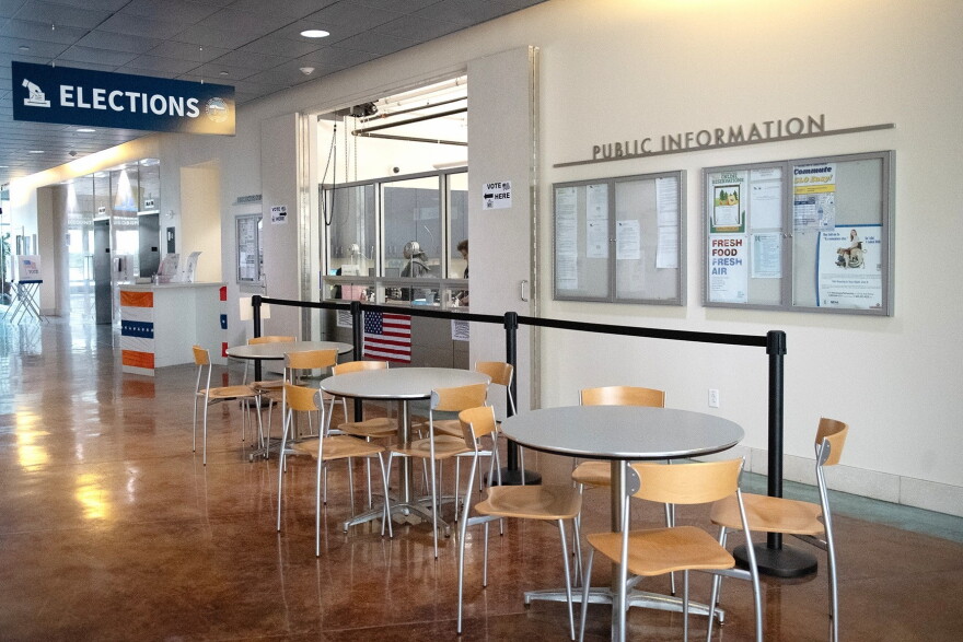 The county’s Elections Office in San Luis Obispo. Voters will be able to drop off their ballots at the office in October, as well as at the Atascadero Elections Office.