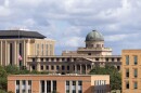 The Academic Building sits on the Texas A&M University campus in College Station on Nov. 13, 2025. Cassie Stricker for The Texas Tribune
