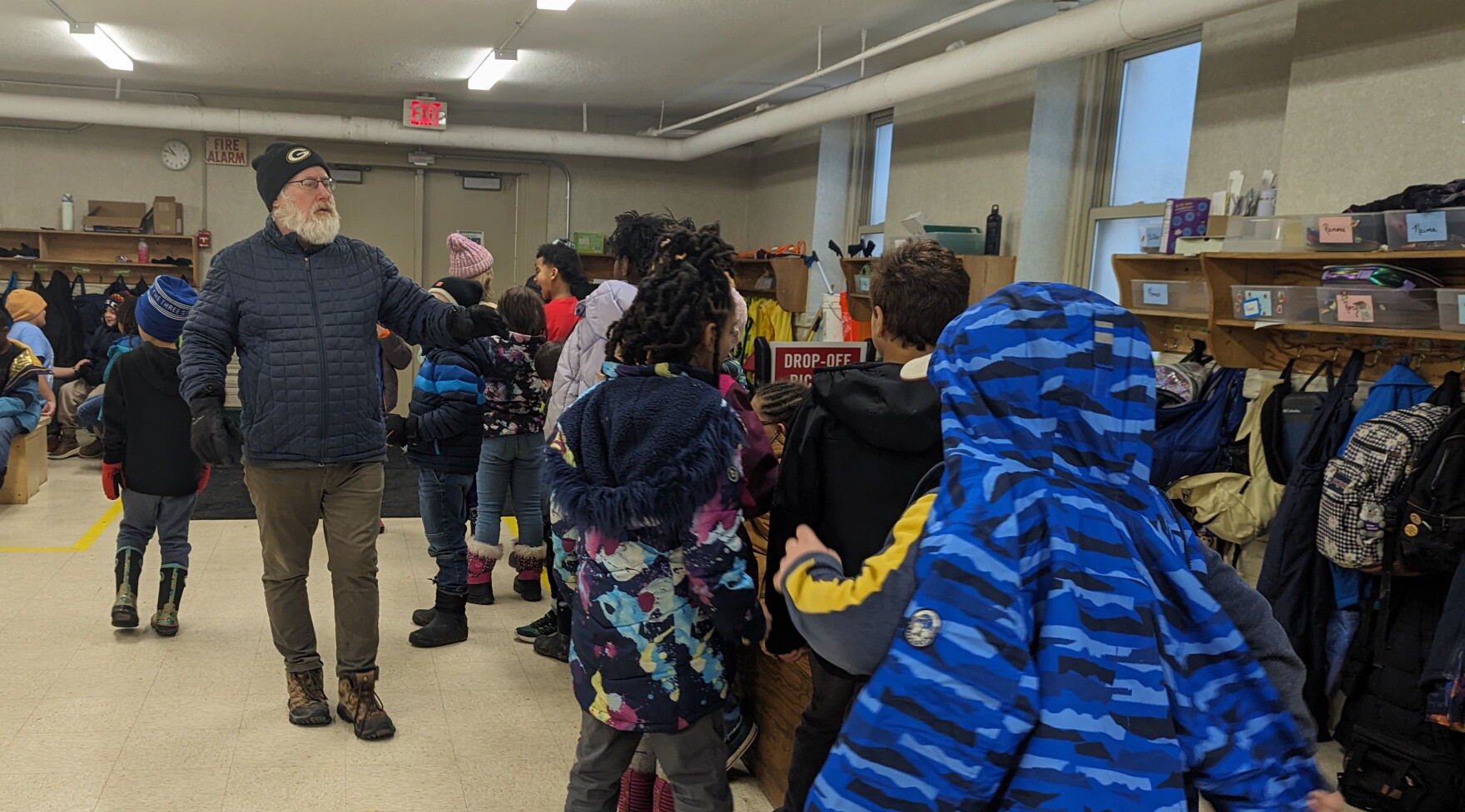 Outdoor education is a daily part of class at Milwaukee's Tamarack