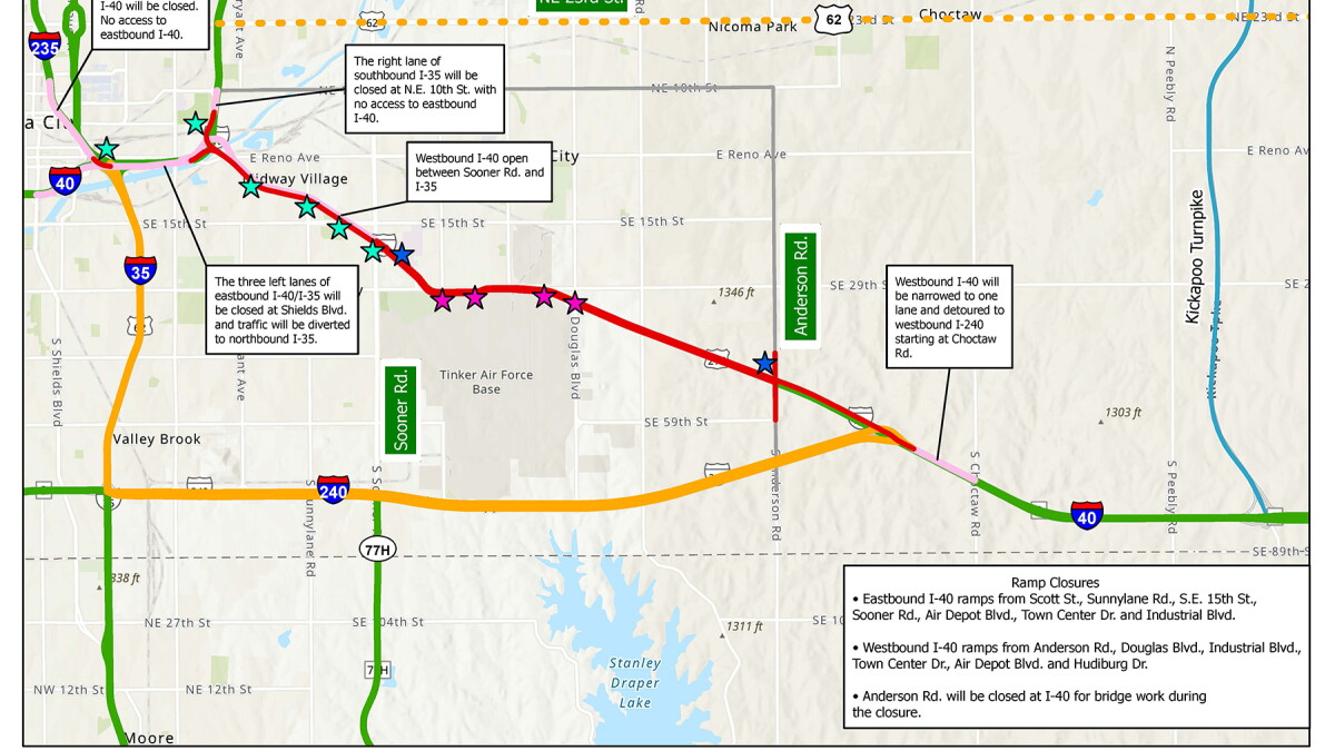 Stretch of Interstate 40 to be closed this weekend - Vimarsana News