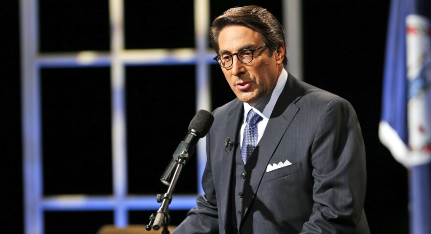 Jay Sekulow, a religious rights lawyer and a new member of the president's legal team, introduces Republican presidential candidate former Florida Gov. Jeb Bush at Regent University in Florida in 2015.