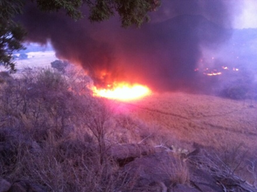 Wildfires continue to burn in West Texas. Central Texas is under a red flag warning Friday meaning the wildfire threat is high here today.