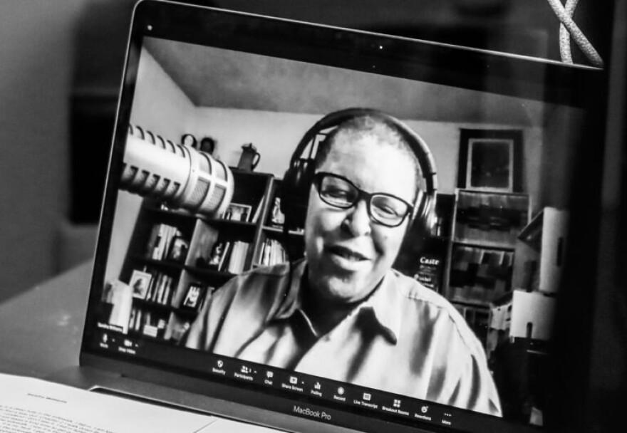 Sandy Williams speaks to Northwest Public Broadcasting's Sueann Ramela in 2021.