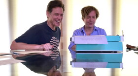 Jim Carrey (left) and Dana Vachon. (Courtesy)