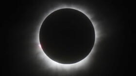 This March 9, 2016 file photo shows a total solar eclipse in Belitung, Indonesia. Wyoming state tourism officials say the solar eclipse passing over the entire length of Wyoming in August could give the state economy a much needed boost. (AP)